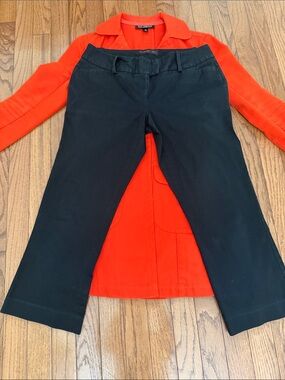 The Limited Black Boot Cut Crop Pants